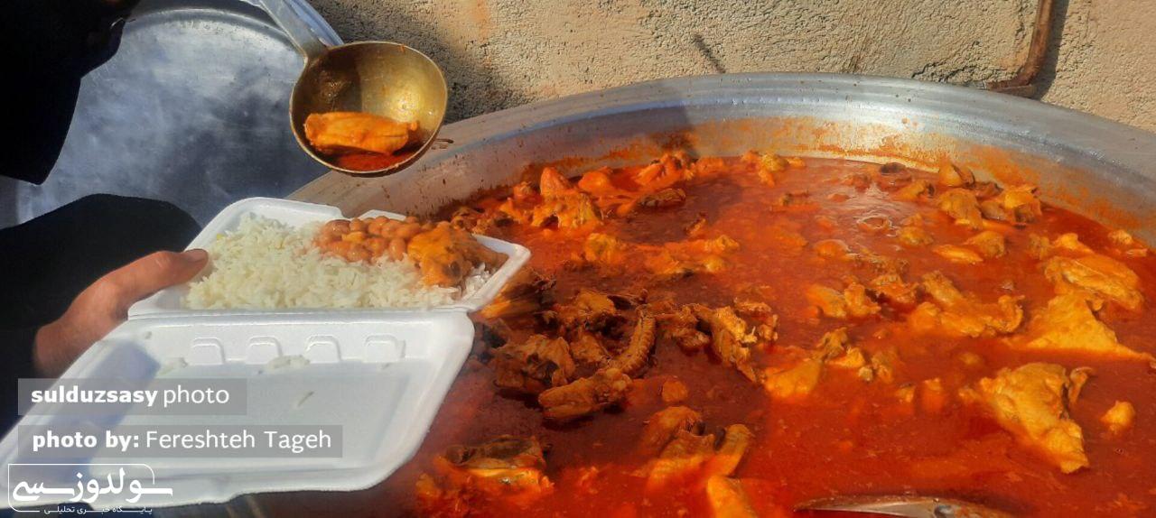 توزیع ۲۰۰ پرس غذا توسط انسیه حورا