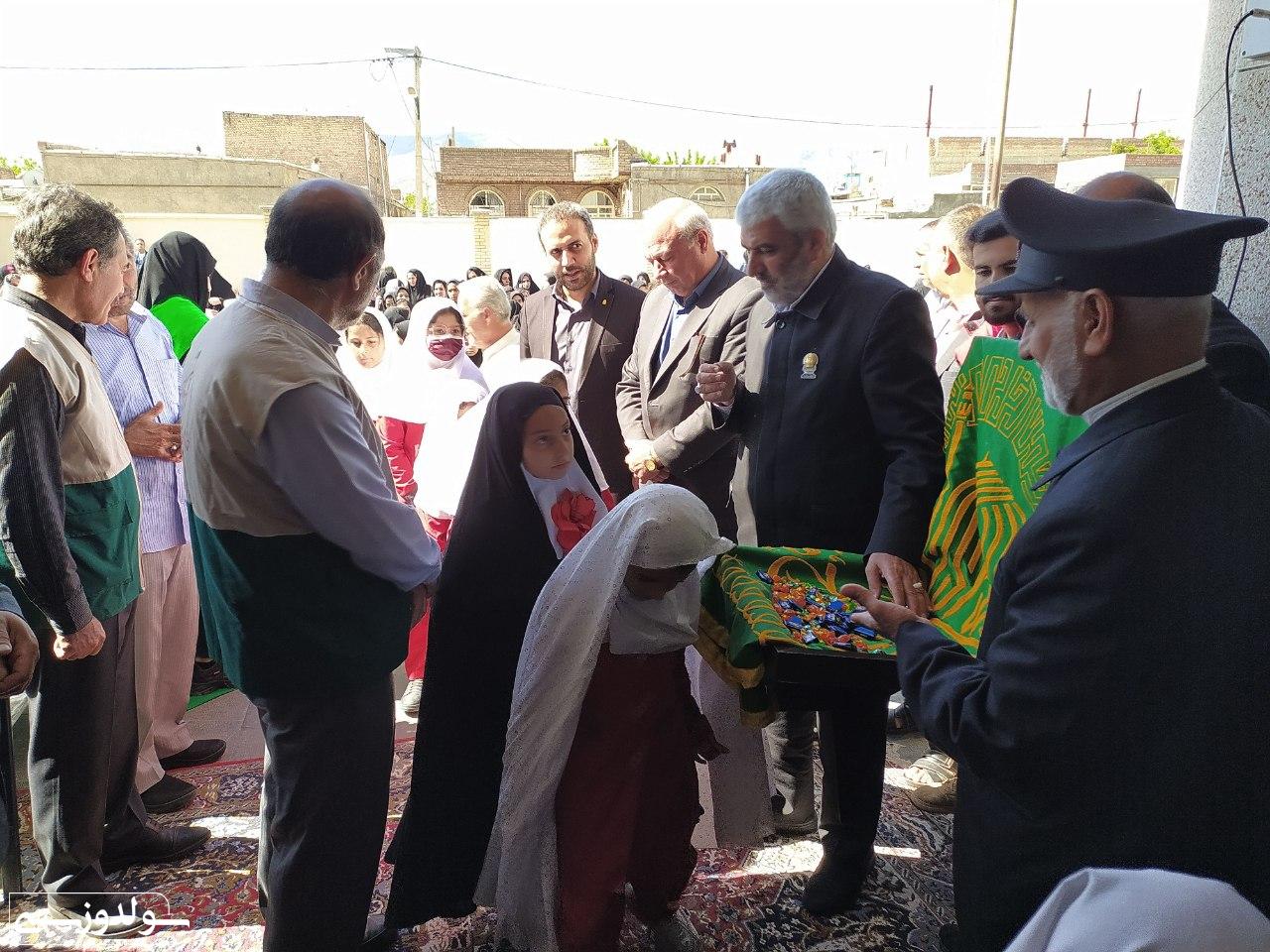 شهرستان نقده متبرک به پرچم امام رضا (ع)