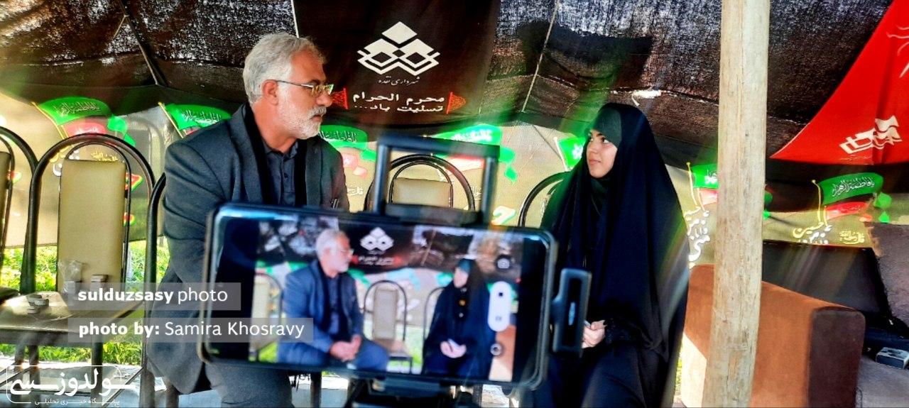 گفتگو با مسئولین موکبهای شهرستان نقده