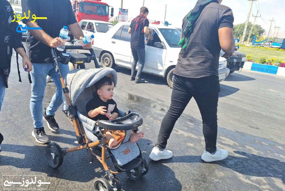 برگزاری راهپیمایی جاماندگان کربلا در نقده