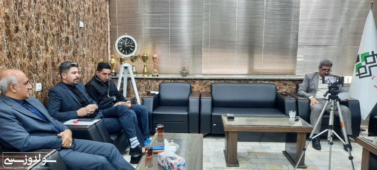 نشست خبری شهردار نقده با خبرنگاران