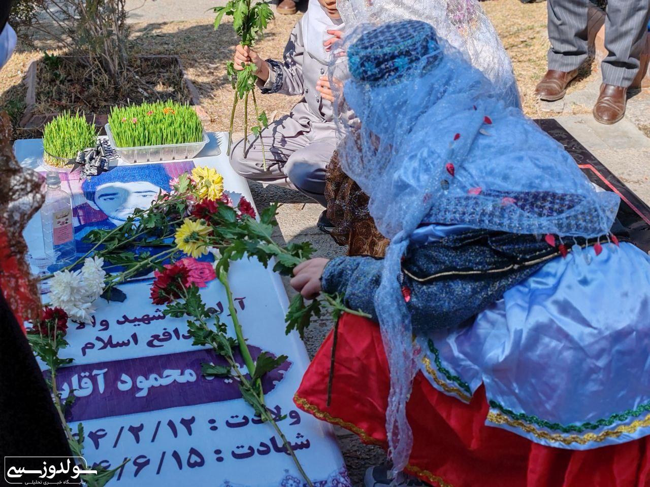 برگزاری مراسم غبارروبی مزار شهدا در نقده