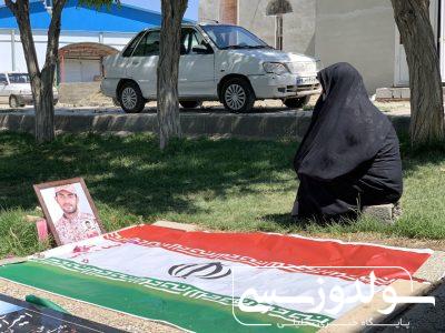 برگزاری آیین غبارروبی مزار شهدا در نقده