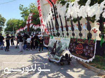 برگزاری مراسم علم‌گذاری در نقده