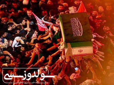پایان مراسم تشییع امام مجاهد شهید در کربلا