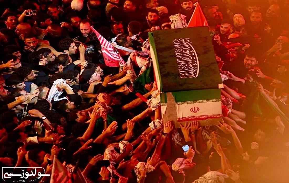 پایان مراسم تشییع امام مجاهد شهید در کربلا