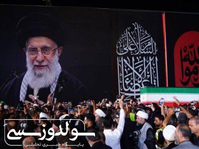 طواف آقای شهید ایران در خانه پدری