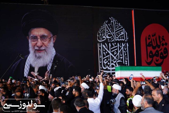 طواف آقای شهید ایران در خانه پدری