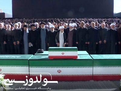 تصاویر نماز بر پیکر امام مجاهد شهید