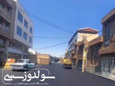 آسفالت کوچه شهید صفدری، تردد شهروندان را روان کرد