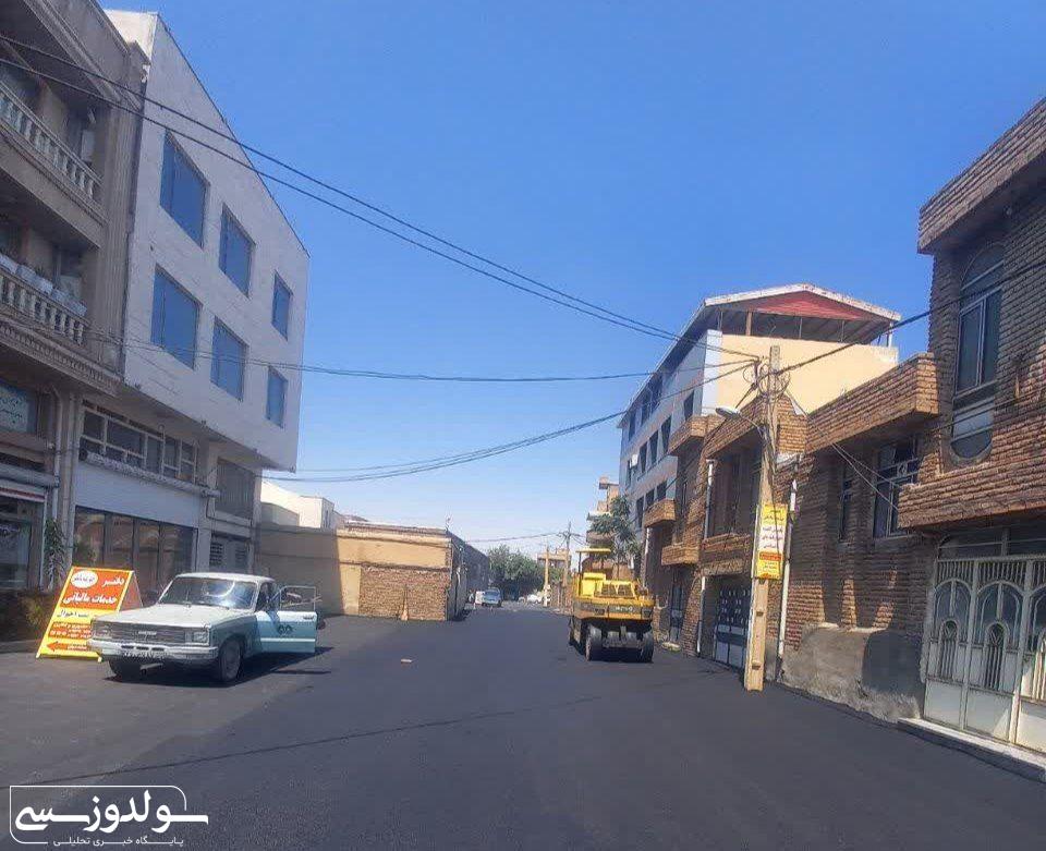 آسفالت کوچه شهید صفدری، تردد شهروندان را روان کرد