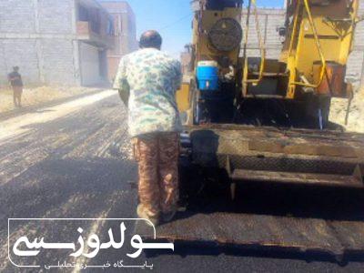 ۲ خیابان نقده همزمان زیر آسفالت
